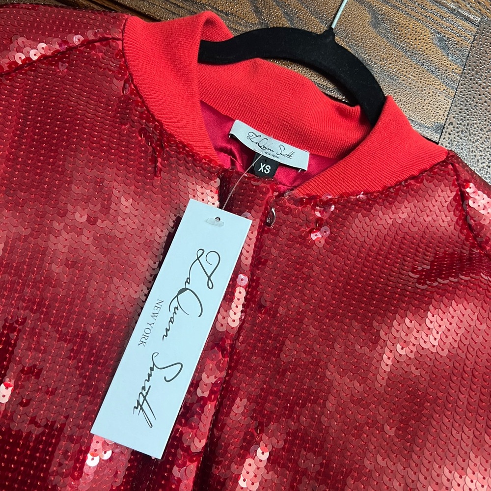 LaQuan Smith Sequin Jacket - Picture 9 of 13